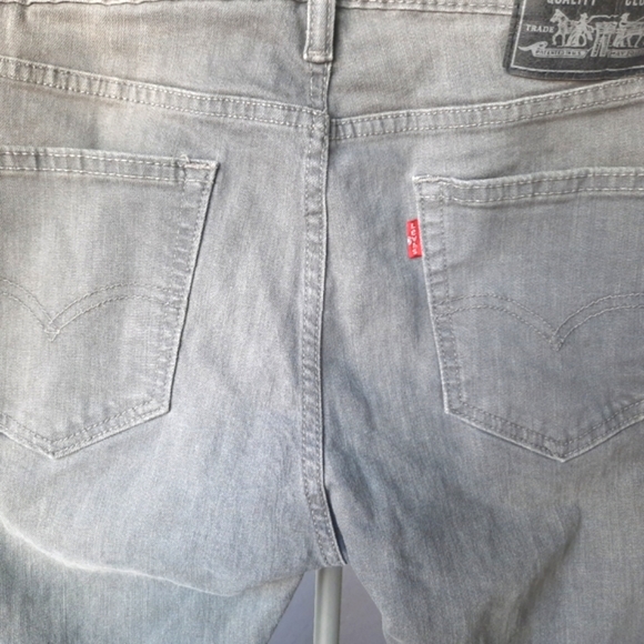 Pre-owned Levi's--'510' Gray Denim Skinny Fit Stretch Flex Jeans Men's sz 30x32 - Picture 6 of 14